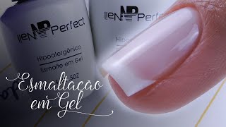 Esmaltação em Gel Francesinha Passo a Passo [upl. by Assirolc]