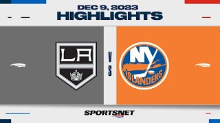 NHL Highlights  Kings vs Islanders  December 9 2023 [upl. by Phail]