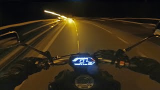 Unbalanced Power Night Ride  YAMAHA MT07  AKRAPOVIC With Muffer  Healtech Quickshifter 2K👿 [upl. by Turne]