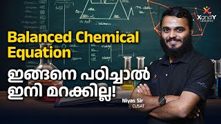 Balanced Chemical Equation ഇനി മറക്കില്ല 🧪 chemicalequation chemistry [upl. by Teiv]