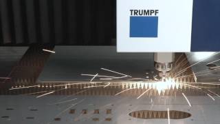 TRUMPF laser cutting TruLaser 3060 fiber  Flexible standard machine [upl. by Ainevuol647]