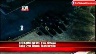 Fire Smoke Take Over House In Monroeville [upl. by Tuckie]