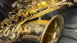 7683 SELMER SERIES II ALTO SAXOPHONE pre service assessment 01 [upl. by Harlene]