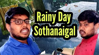 Rainy day Sothanaigal  Rainy season  Rain  Comedy  Couple comedy  Ansu couple vlogs fengal [upl. by Colline]