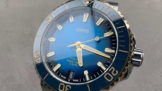 Oris Aquis Date Calibre 400 01 400 7769 635507 8 22 09PEB Oris Watch Review [upl. by Jarad249]