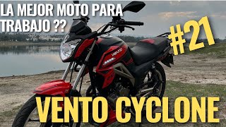 Vento CYCLONE 2024 la motocicleta perfecta para principiantes RESEÑA [upl. by Nohsreg586]