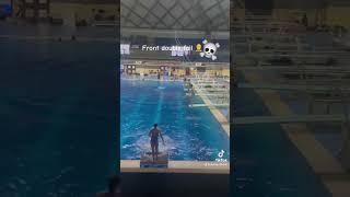 Diving fails 💀front double viralshorts [upl. by Dranoc]