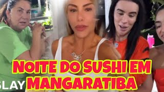 Margareth mostrou a noite do sushi Mangaratiba RJ [upl. by Sawyere609]