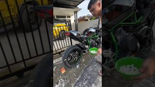 Rian Arifin  Masak Copcorn Pakai Kenalpot Ninja H2 h2r rianarifinn shorts viralshort [upl. by Vernice]