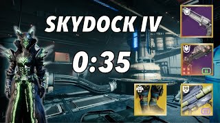 Destiny 2 Skydock IV Legend Lost Sector  Solar Warlock  Rain of Fire 035min [upl. by Shewchuk]