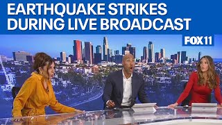 GDLA reacts to earthquake happening live [upl. by Enahc]