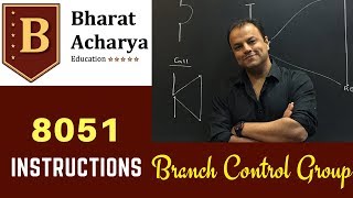 8051  Instruction Set  Branch Instructions  Bharat Acharya Education [upl. by Redienhcs]