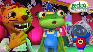 Halloween In Summertime  Geckos Garage  Trucks For Children  Cartoons For Kids [upl. by Aenyl]