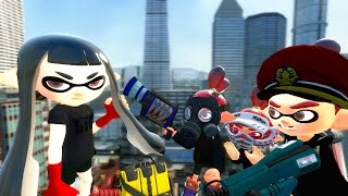 Inks Edge Splatoon x Mirrors Edge GMOD [upl. by Yi]