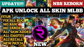 NBS REBORN 2024 LATEST VERSION  INJECTOR ML  APK UNLOCK ALL SKIN MOBILE LEGENDS [upl. by Naicad]