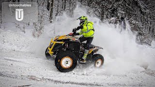 Frozen Rush 🥶🚀 Snow Ice Race ❄️❗️ATV SSV QUAD MOTO❗️quotBăiuț Maramureșquot Day 1 [upl. by Oiled200]