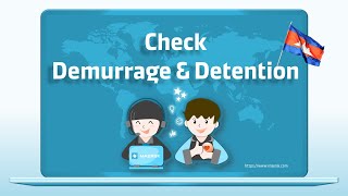 Detention amp Demurrage Checking On MAERSK Website Khmer Version [upl. by Roxanne]