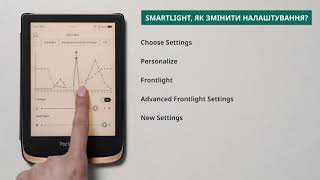 SMARTlight how to change settings  PocketBook [upl. by Noiek]