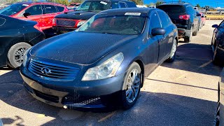 Copart Walk Around 1132020  80 Infiniti G35 [upl. by Alimac]