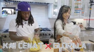 Glorilla ❌ Kai Cenat Cooking [upl. by Tadio37]