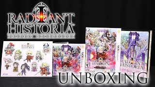 Radiant Historia Perfect Chronology Launch Edition Unboxing [upl. by Efioa597]