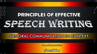 Principles of Effective Speech Writing [upl. by Eseilana450]