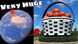 Worlds Largest Apple Basket On Google Earth 😱 [upl. by Shaver816]