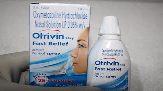 Otrivin oxy Fast Relief Nasal Spray Review Hindi How to Use Nasal Spray [upl. by Roeser907]