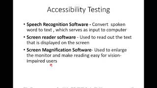 Accessibility Testing Static Testing Vs Structural Testing [upl. by Leviralc87]