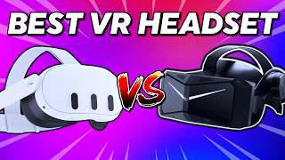 Meta Quest 3 vs Pimax Crystal Light Best PCVR headset [upl. by Anneuq409]