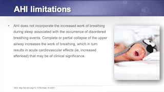 Apnea hypopnea index [upl. by Eliason]