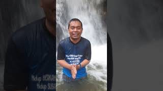 Biurustadz DrHendra kholid dinginnya air terjun lubuk mintirun dibifa cottage padang sumbar [upl. by Lucrece]