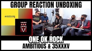 ONE OK ROCK  35XXXV  Ambitions   Group Reaction Unboxing [upl. by Cloutman]