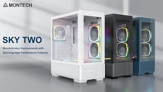 Affordable amp Stylish Montech Hyperflow is Here  Sky Two GX  All White RTX 4080 Gaming PC Build [upl. by Peedus]