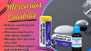 Mercurius Solubilis  Homeopathic Medicine  Uses Dosage amp Side Effects  Hindi Urdu [upl. by Giffer]