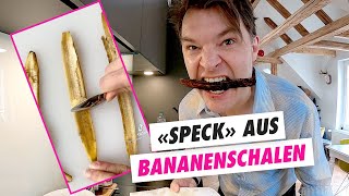 «Speck» aus Bananenschalen  WAS SOLL NUN DAS SCHON WIEDER [upl. by Llerehs]