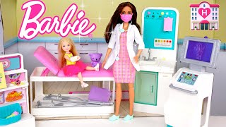 Barbie Dolls Fast Care Clinic Pretend Play  Titi Toys amp Dolls [upl. by Cullin]