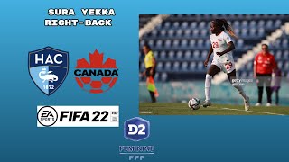 Sura Yekka Le Havre AC And Canada WNT [upl. by Skillern]