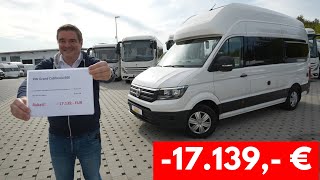 WOHNMOBIL PREISE FALLEN WIE VERRÜCKT 17139 € 10x CRAFTER VW Original Grand CaliforniaWerbung [upl. by Fayina]