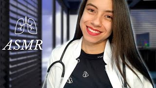 ASMR ROLEPLAY MÉDICA PNEUMOLOGISTA • Voz Suave Teclado Sussurros [upl. by Lucian117]