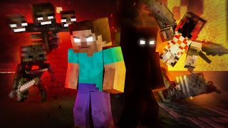 NETHER WAR EP2  Magical Orbs  Alex and Steve life Minecraft animation [upl. by Nek890]