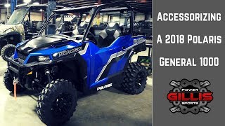 Accessorizing a 2018 Polaris General 1000  Gillis Power Sports [upl. by Atirat]