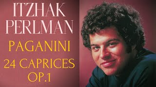 Nicolò Paganini  24 Caprices Op1 Caprice No24  Presentation Century’s record Itzhak Perlman [upl. by Goldy]