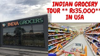 Indian Grocery Store USA Tour  Michigan  Grocery Haul [upl. by Brandy641]