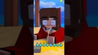 How To SURVIVE on an ISLAND Poor Girl amp JJ and Mikey Baby Challenge Minecraft Animation minecraft [upl. by Pepin]