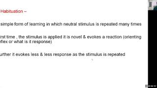 PHYSIOLOGY OF LEARNING AND MEMORY I [upl. by Ardnasal]