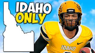 NCAA Rebuild But I Can Only Recruit in Idaho [upl. by Gilus]