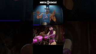 MK11 Johnny Cage vs Mileena Friendship [upl. by Linnet]