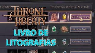 COMO USAR LIVRO DE LITOGRAFIAS  Throne And Liberty [upl. by Imhskal]