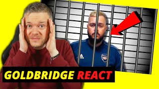 AFTV DT 3 Years Prison Sentence Mark Goldbridge Reaction [upl. by Feirahs]